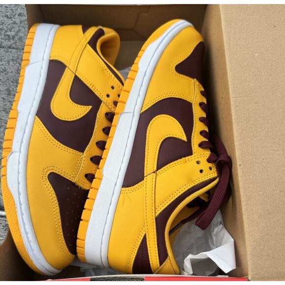 Nike Dunk Low Retro University Gold ASU Size 9 Men’s -10.5 Women New In Box main image 5